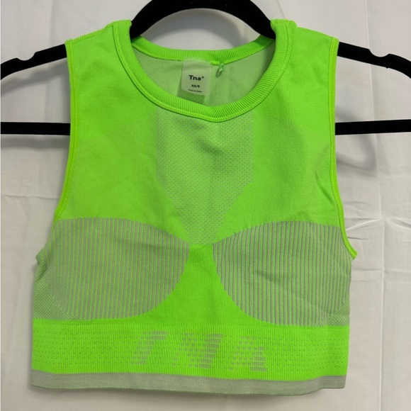 Aritzia Neon Green Athletic Work Out Top - Picture 2 of 3